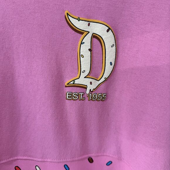 Disneyland Disney Eats Donut Sprinkles Treats Snacks Spirit Jersey Pink XL NWT - Picture 4 of 12